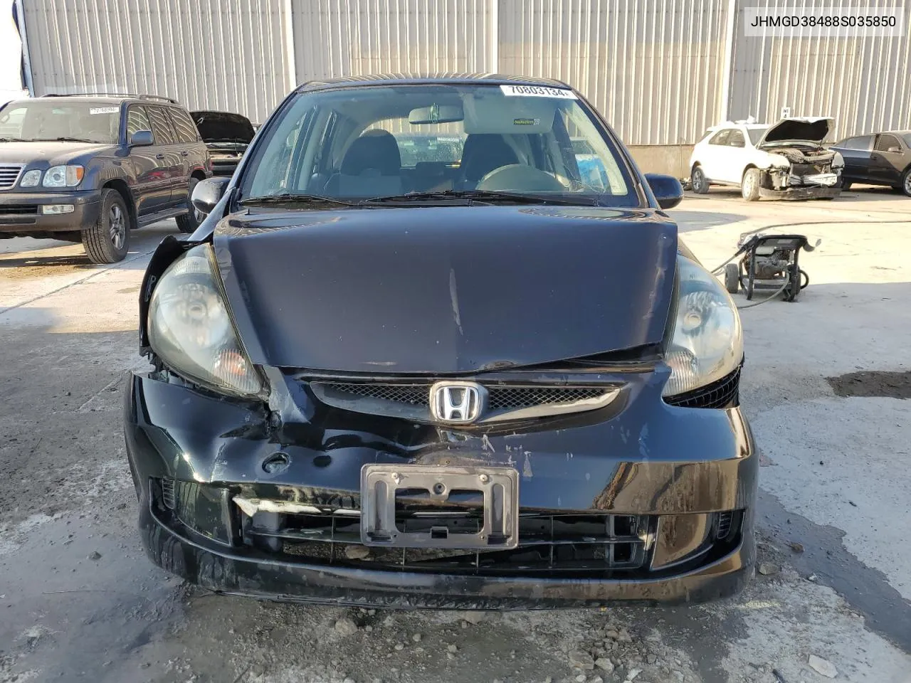 2008 Honda Fit VIN: JHMGD38488S035850 Lot: 70803134