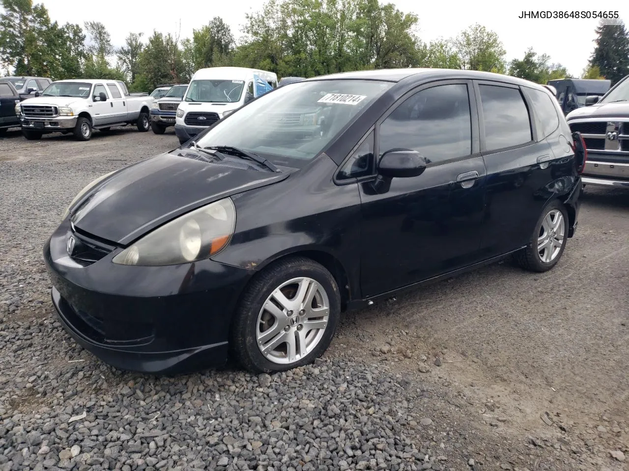 JHMGD38648S054655 2008 Honda Fit Sport