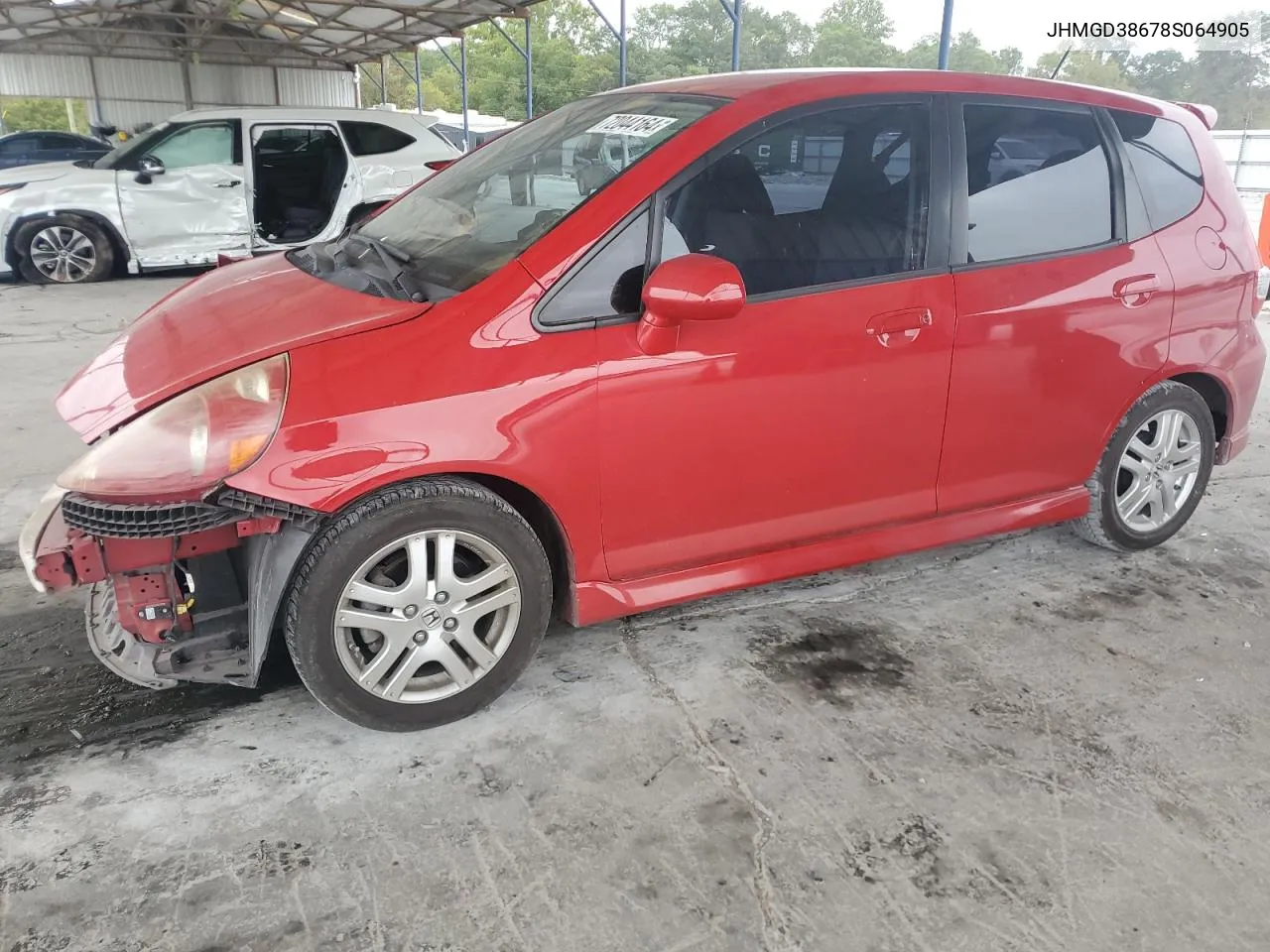 JHMGD38678S064905 2008 Honda Fit Sport