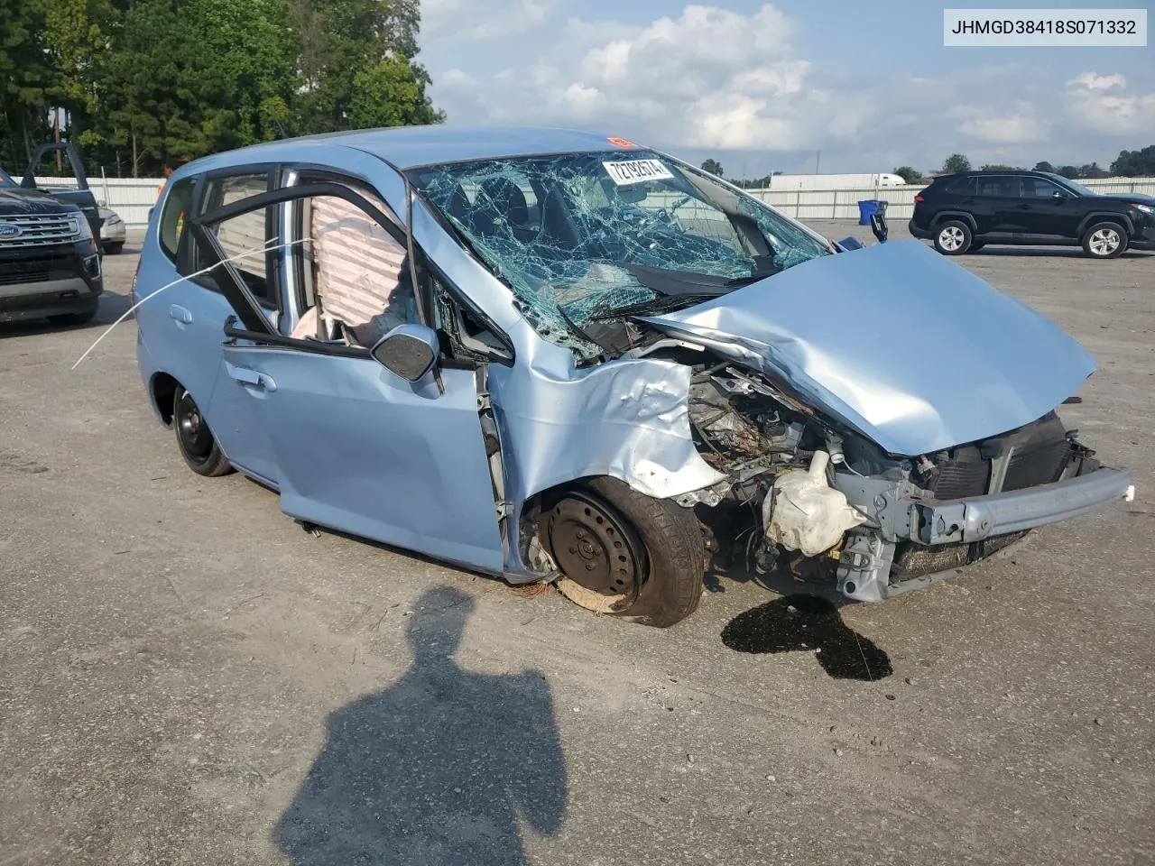 JHMGD38418S071332 2008 Honda Fit