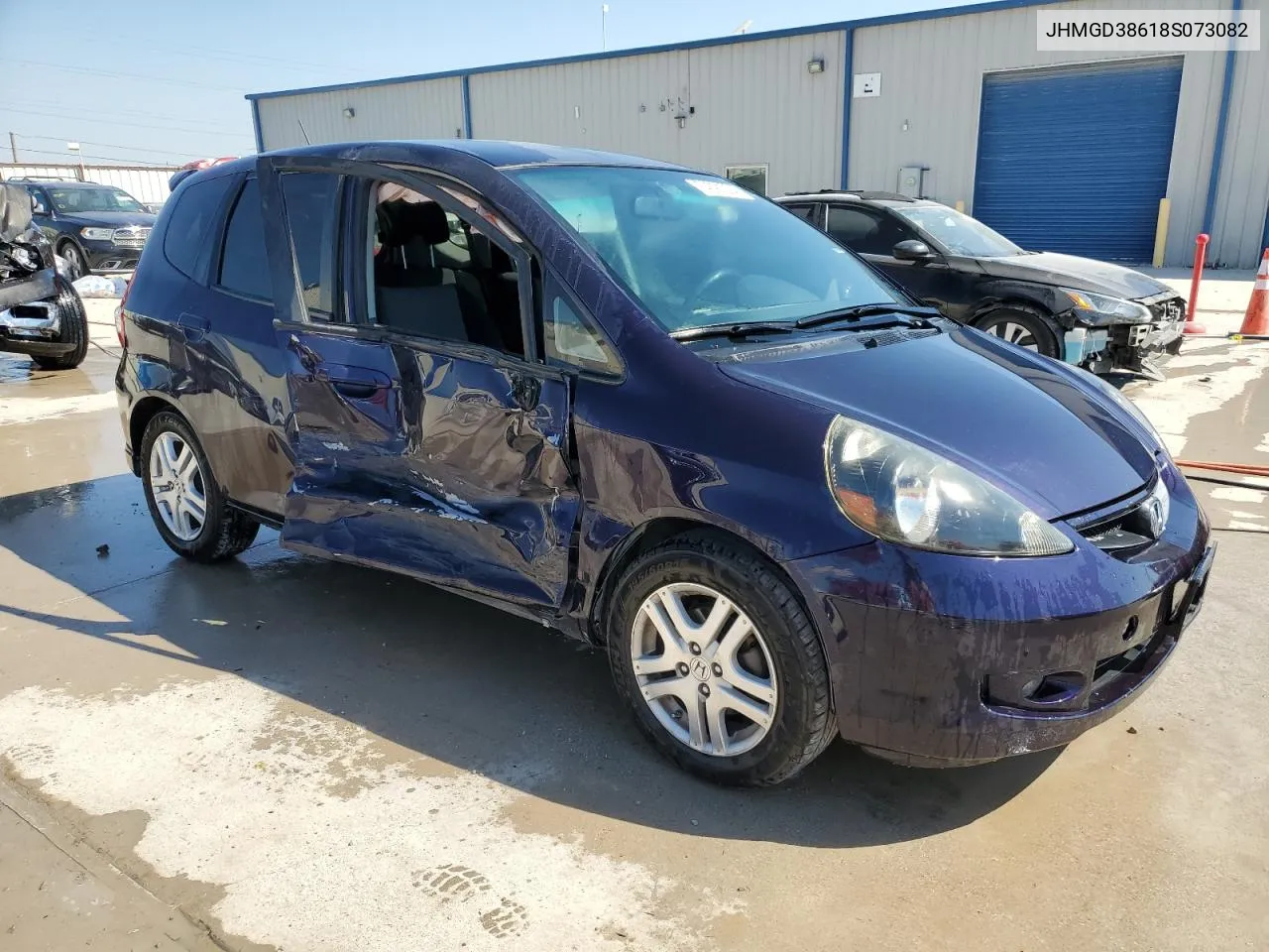 2008 Honda Fit Sport VIN: JHMGD38618S073082 Lot: 74391204