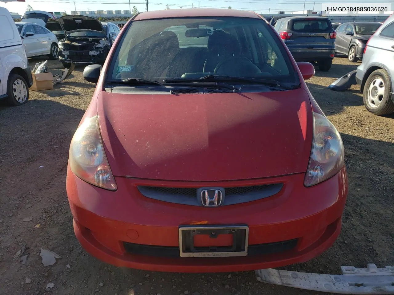 JHMGD38488S036626 2008 Honda Fit