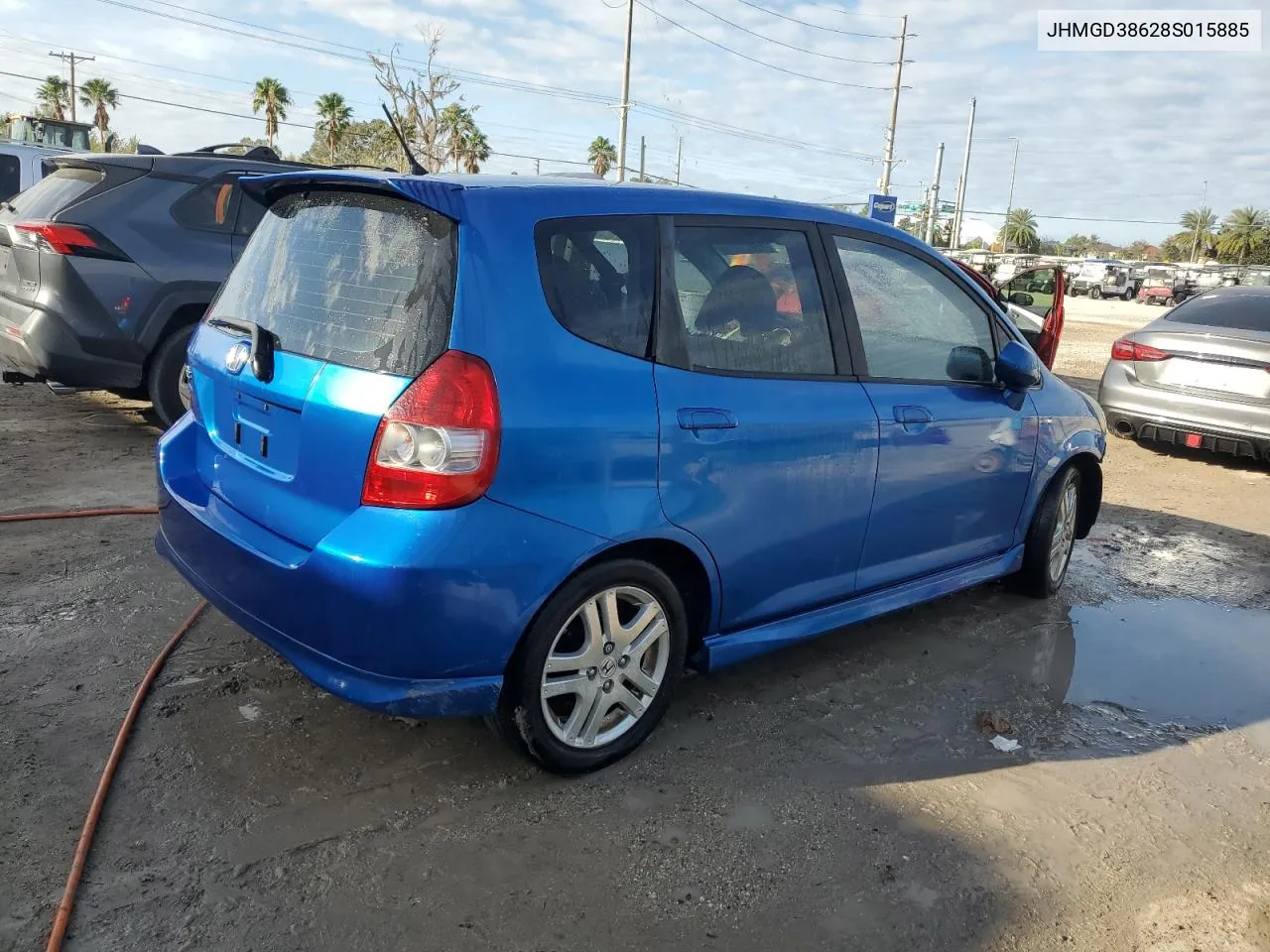 JHMGD38628S015885 2008 Honda Fit Sport