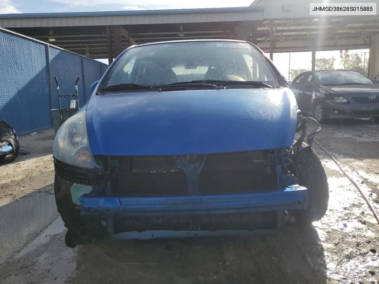 JHMGD38628S015885 2008 Honda Fit Sport