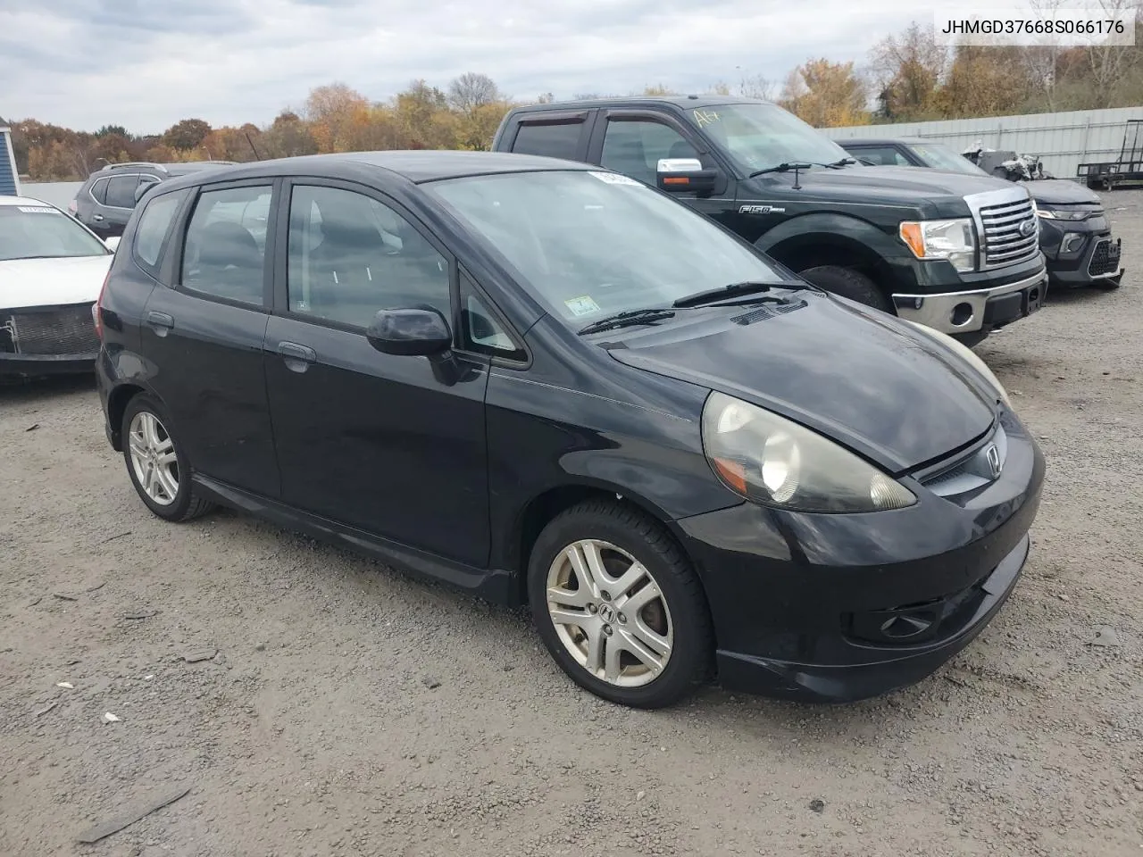 2008 Honda Fit Sport VIN: JHMGD37668S066176 Lot: 76480414