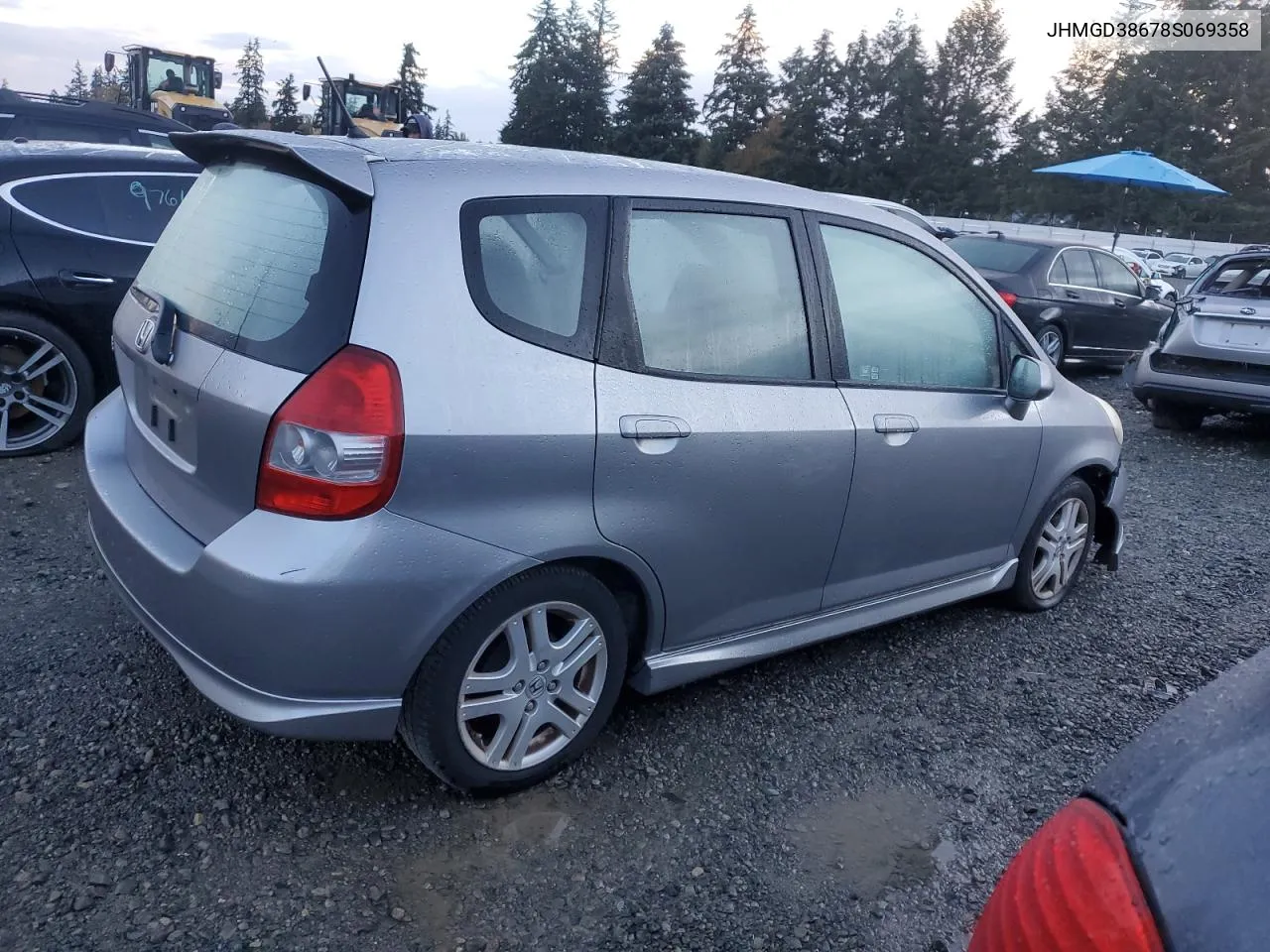 JHMGD38678S069358 2008 Honda Fit Sport