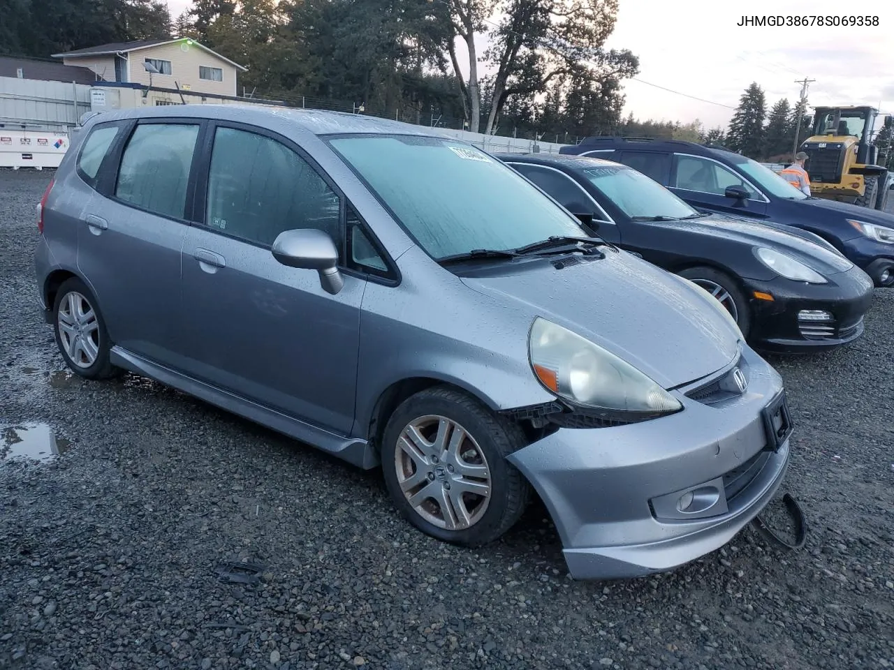 2008 Honda Fit Sport VIN: JHMGD38678S069358 Lot: 77264604