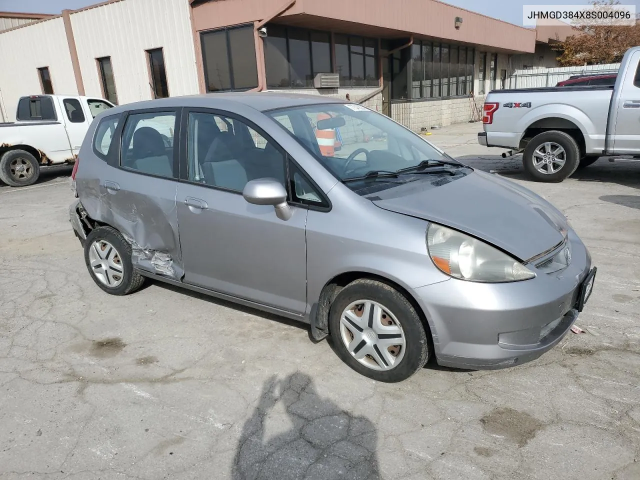 2008 Honda Fit VIN: JHMGD384X8S004096 Lot: 77346824