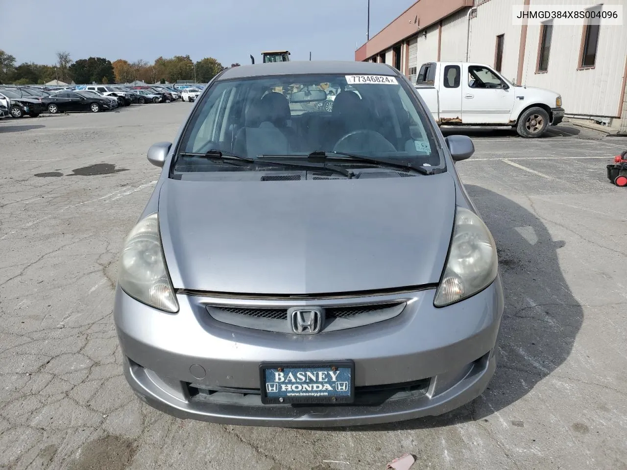 2008 Honda Fit VIN: JHMGD384X8S004096 Lot: 77346824