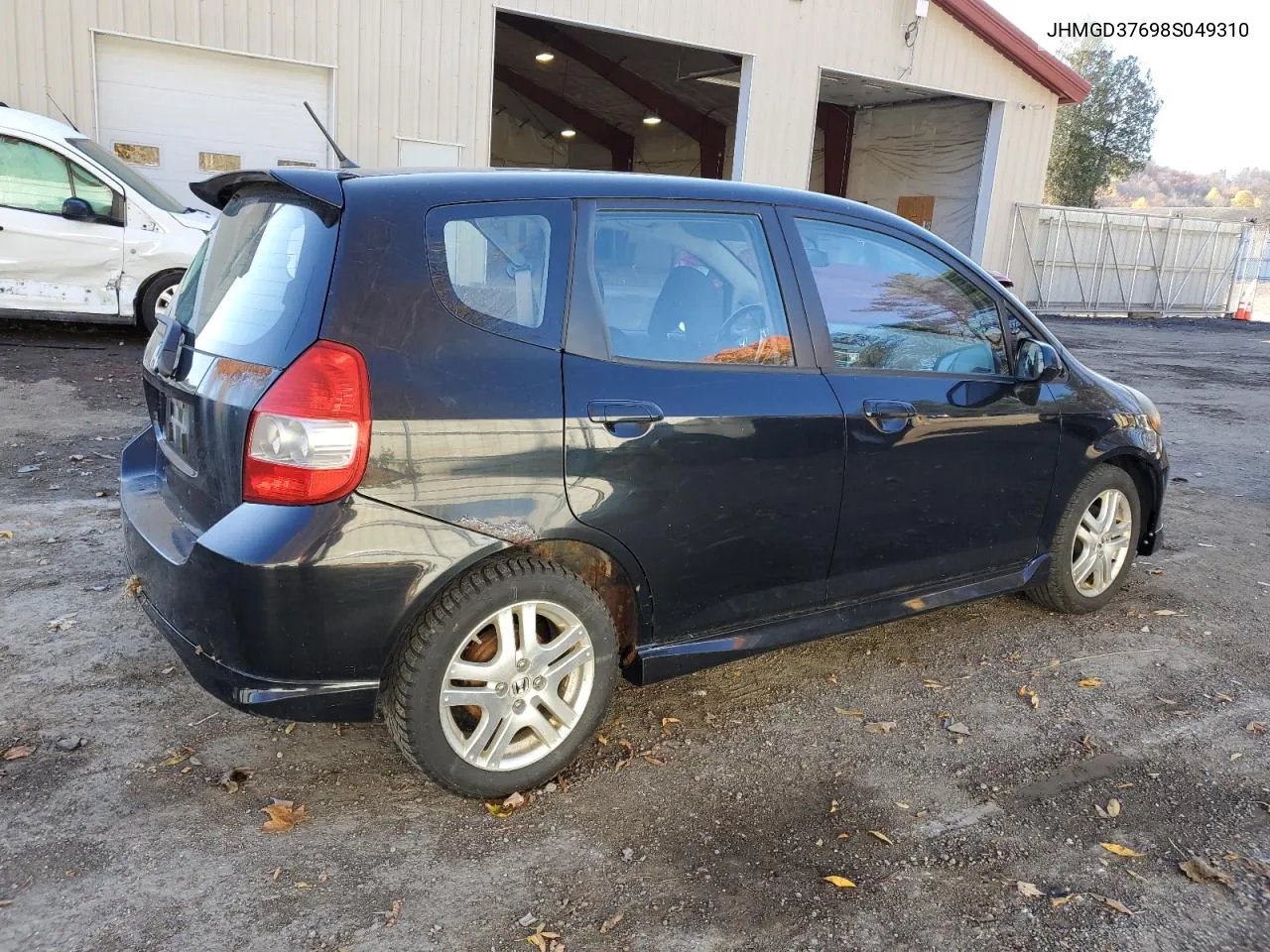 2008 Honda Fit Sport VIN: JHMGD37698S049310 Lot: 77581354