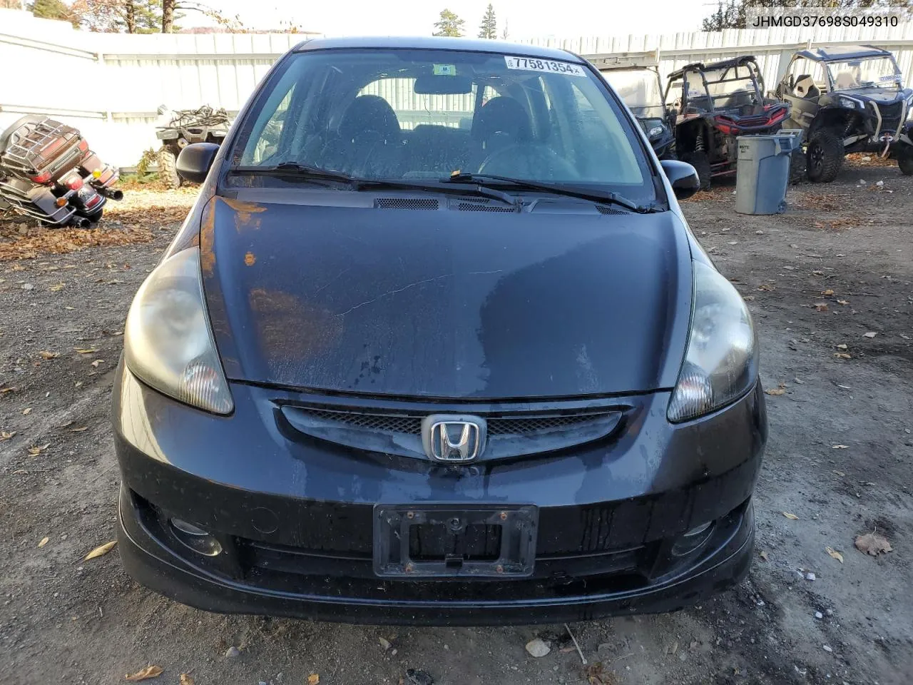 2008 Honda Fit Sport VIN: JHMGD37698S049310 Lot: 77581354