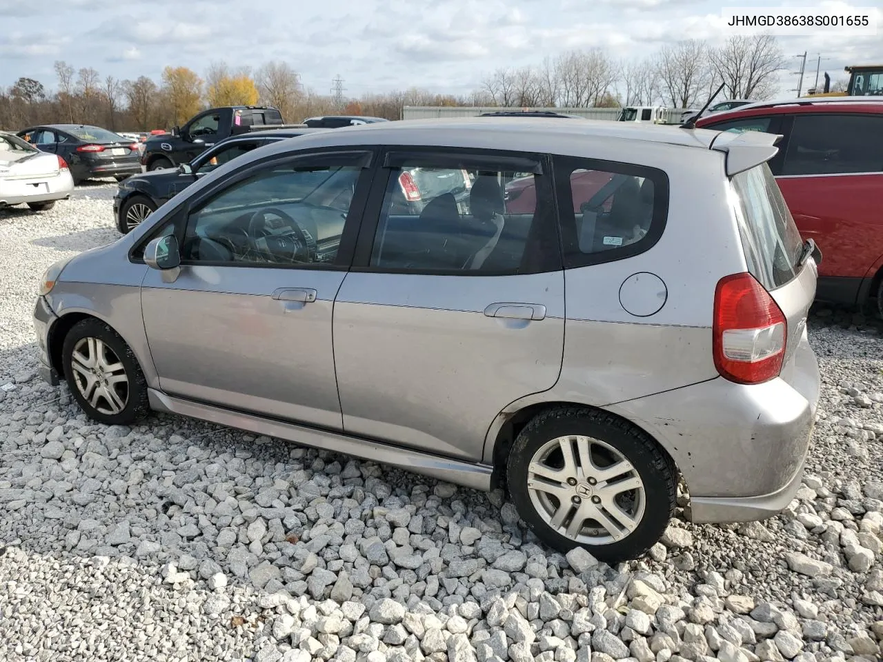 JHMGD38638S001655 2008 Honda Fit Sport