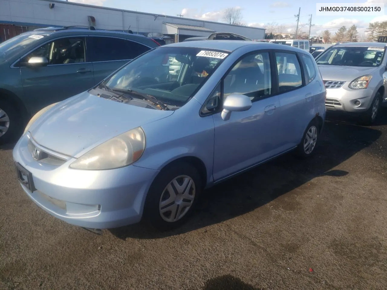 2008 Honda Fit VIN: JHMGD37408S002150 Lot: 79852074