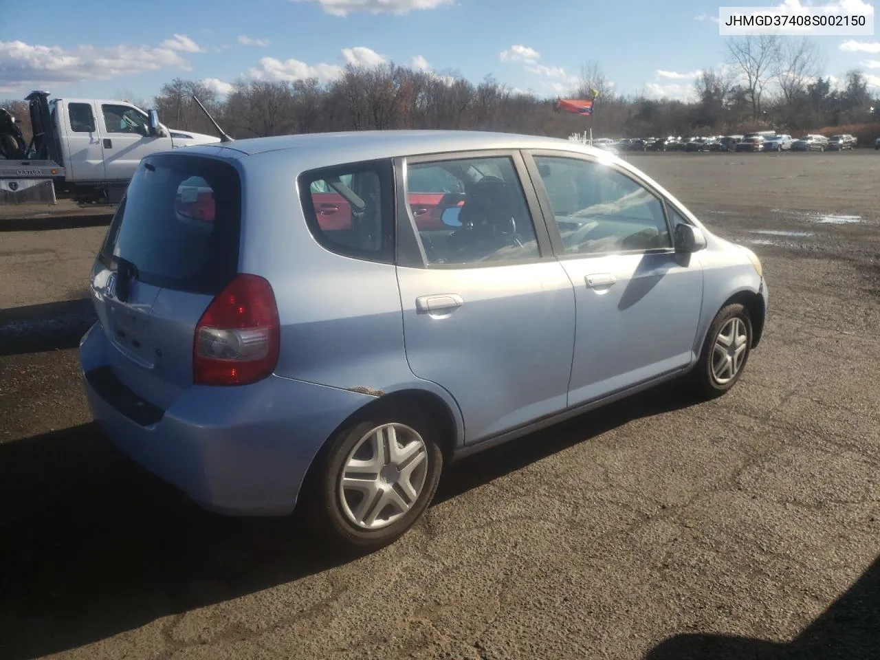 2008 Honda Fit VIN: JHMGD37408S002150 Lot: 79852074