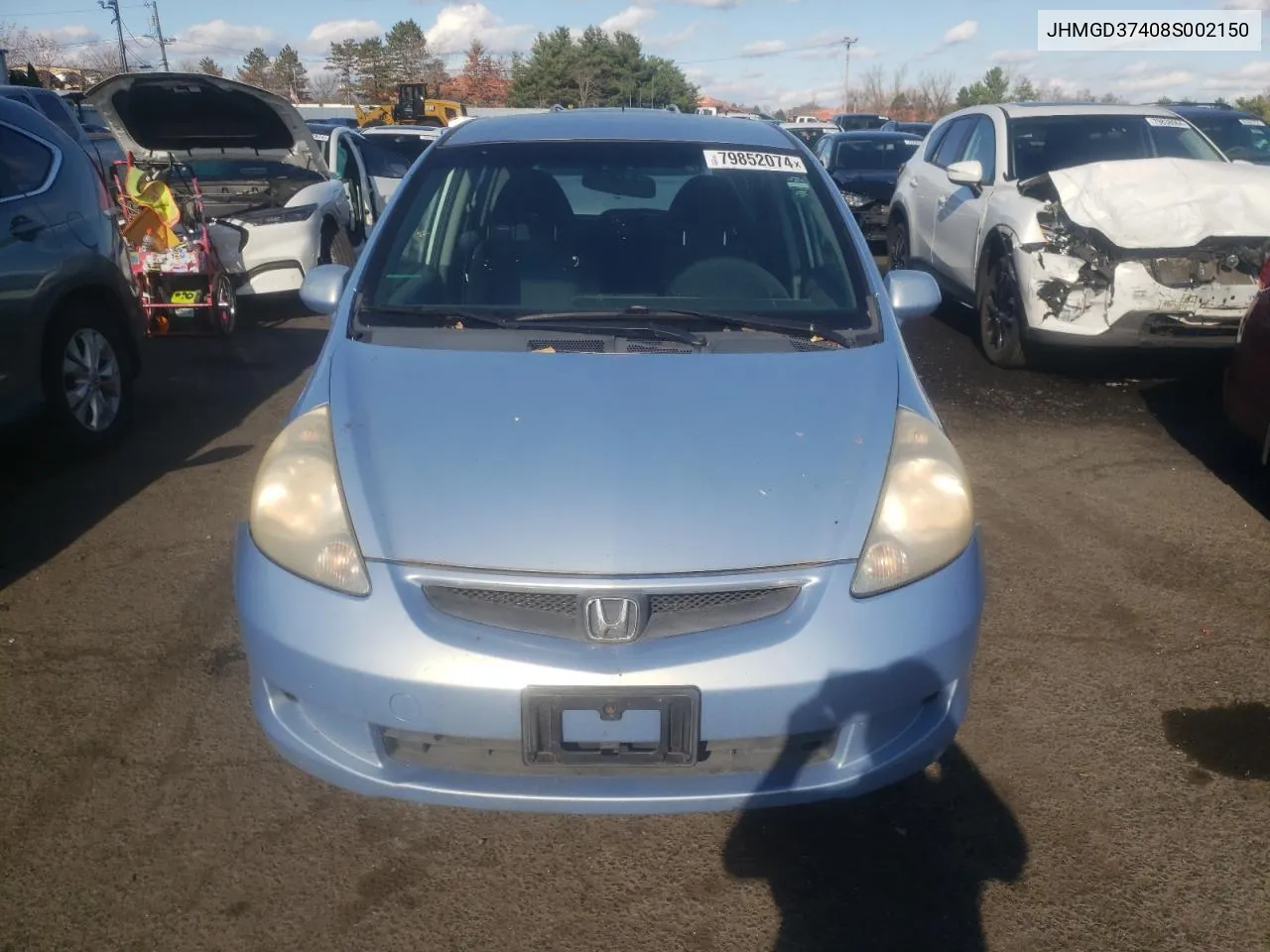 2008 Honda Fit VIN: JHMGD37408S002150 Lot: 79852074