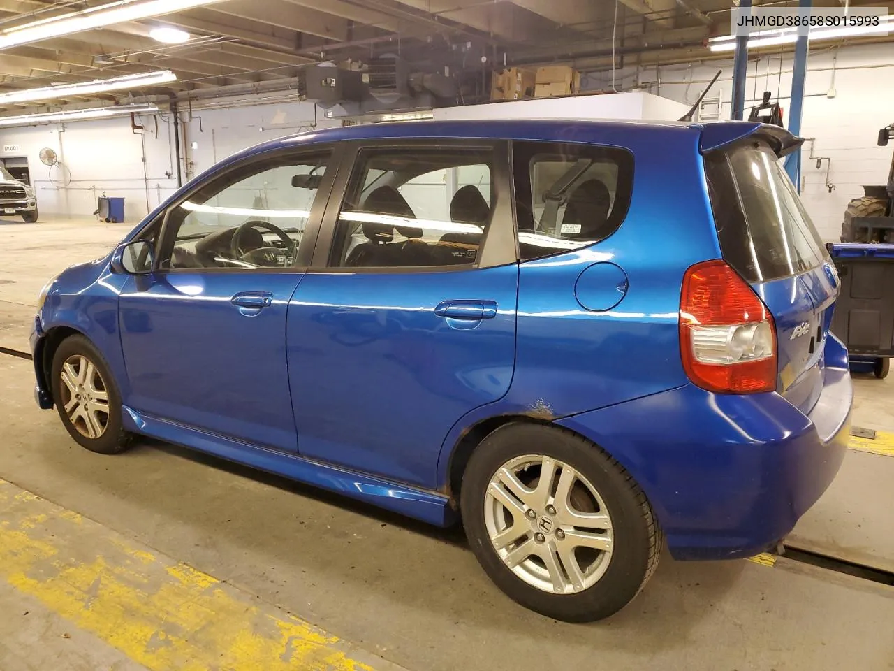 2008 Honda Fit Sport VIN: JHMGD38658S015993 Lot: 80746594