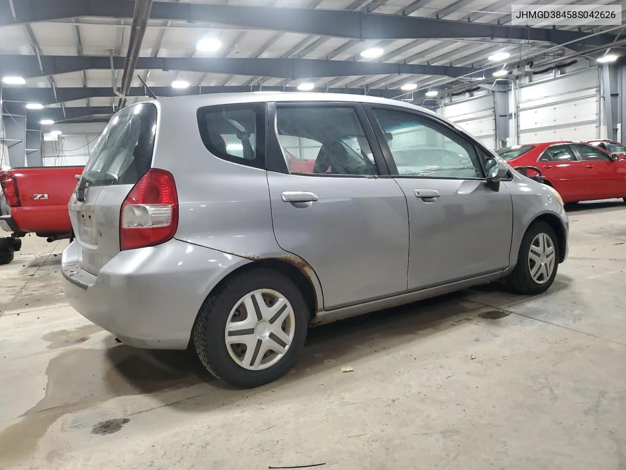 2008 Honda Fit VIN: JHMGD38458S042626 Lot: 81712894