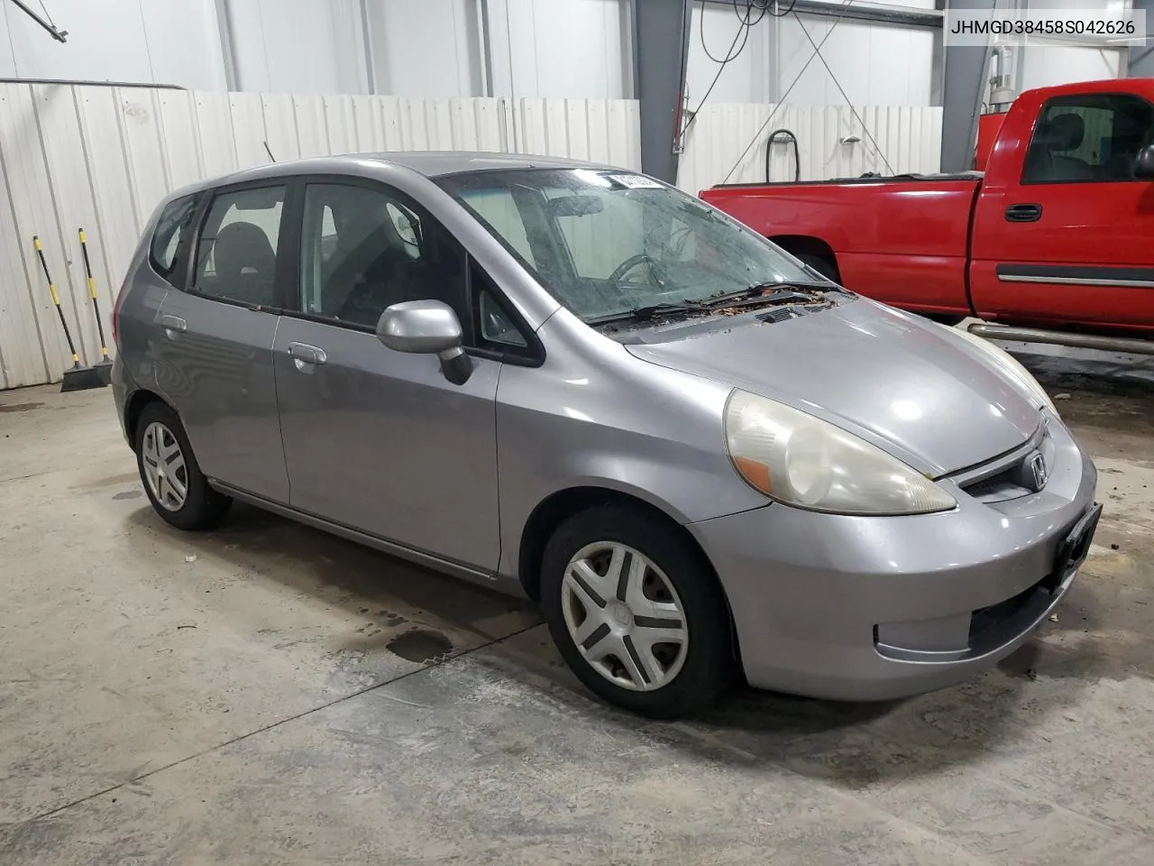 2008 Honda Fit VIN: JHMGD38458S042626 Lot: 81712894