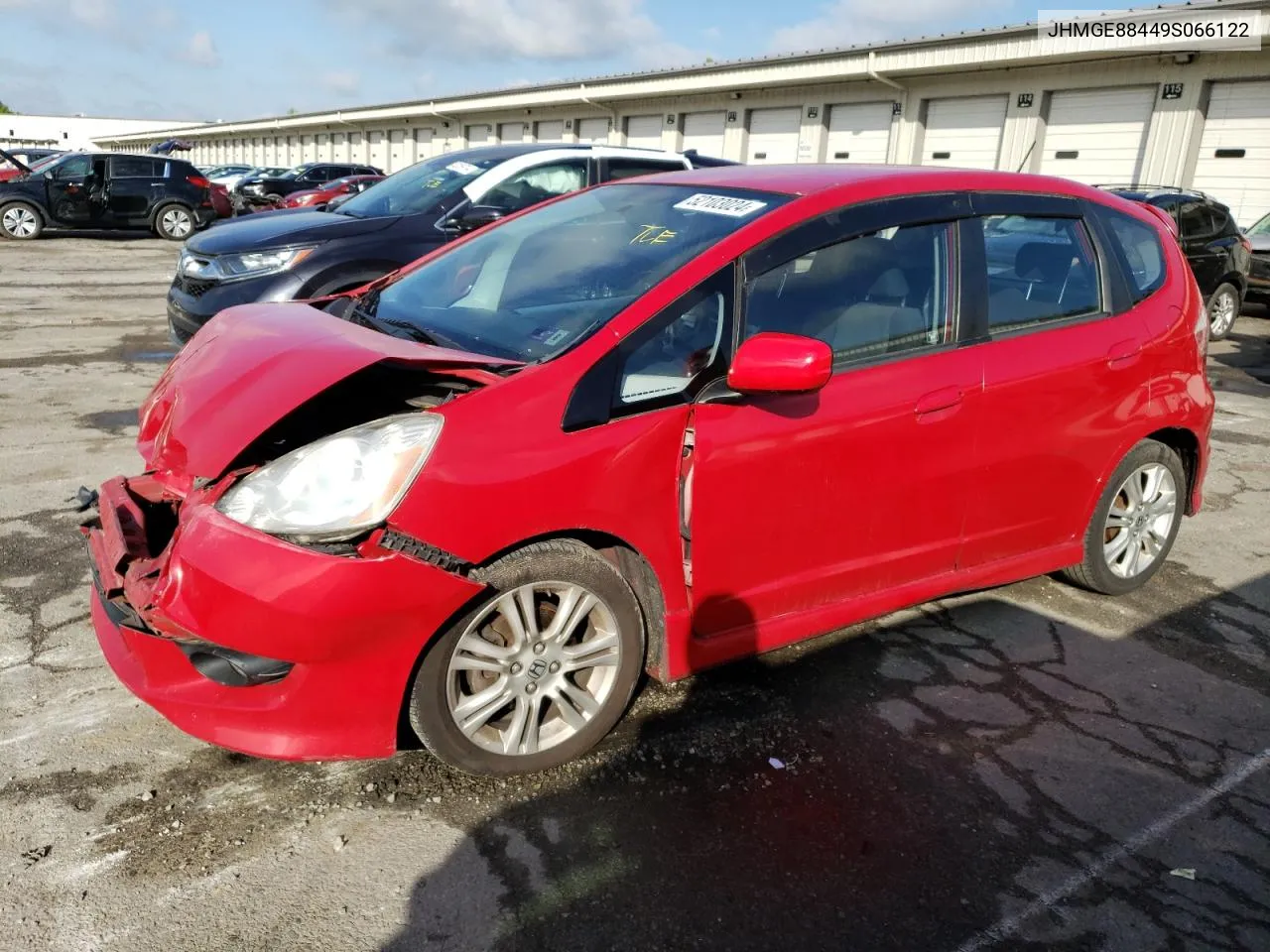 JHMGE88449S066122 2009 Honda Fit Sport