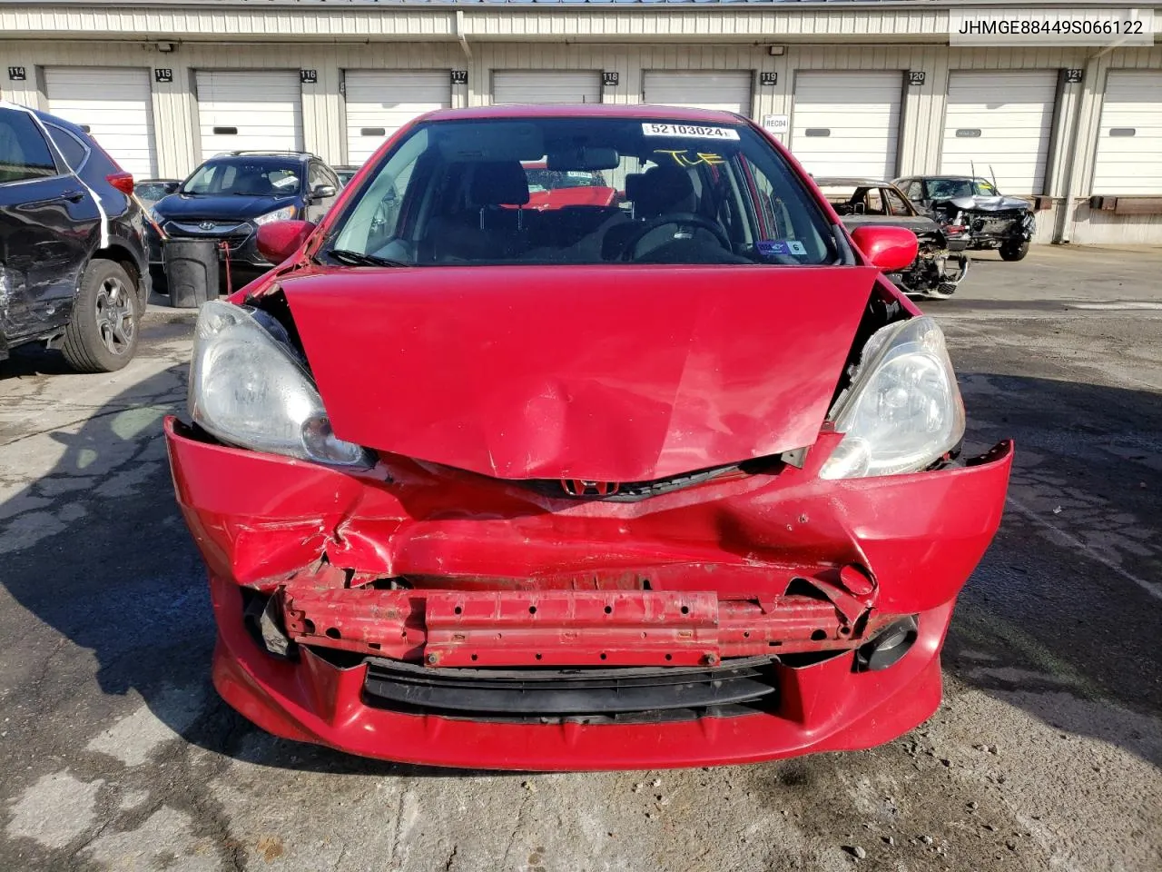 JHMGE88449S066122 2009 Honda Fit Sport