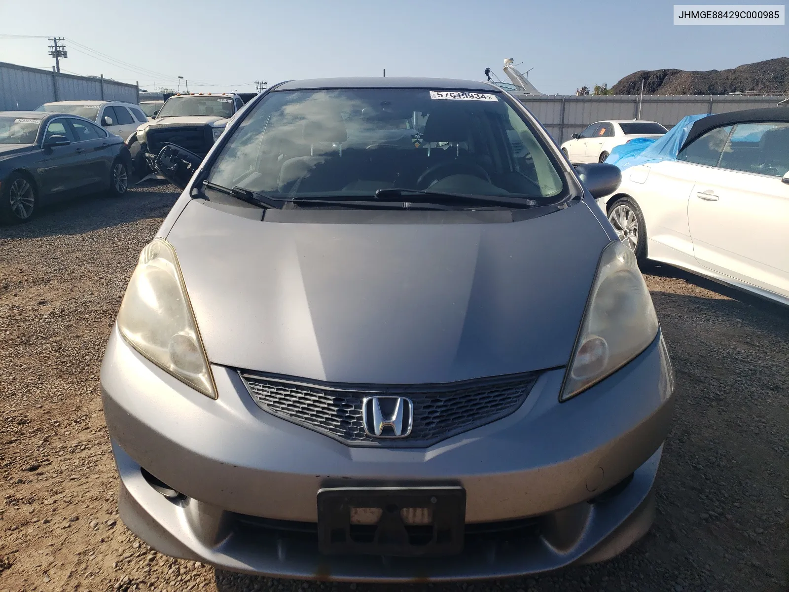 2009 Honda Fit Sport VIN: JHMGE88429C000985 Lot: 57619934