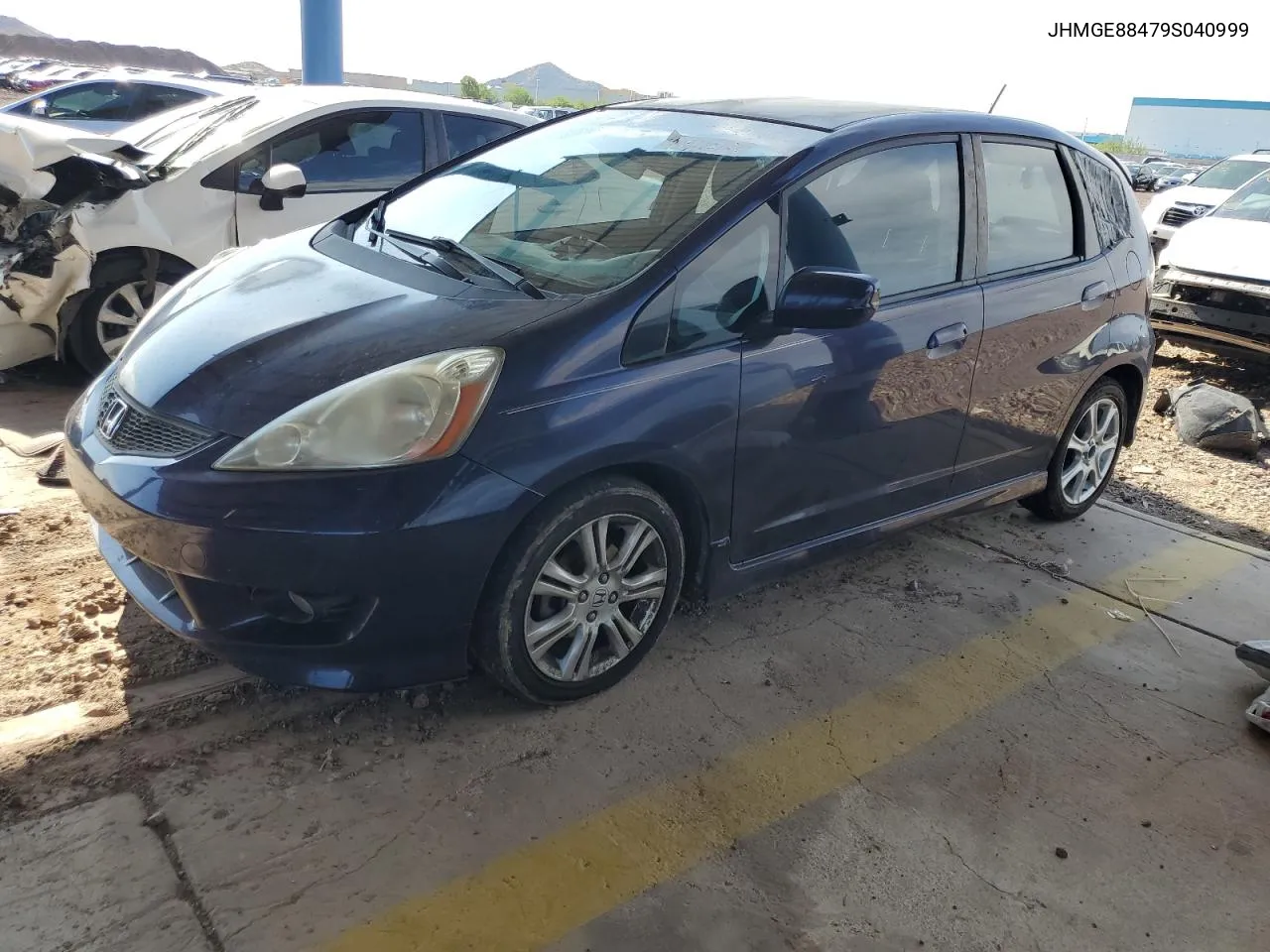 2009 Honda Fit Sport VIN: JHMGE88479S040999 Lot: 66815674