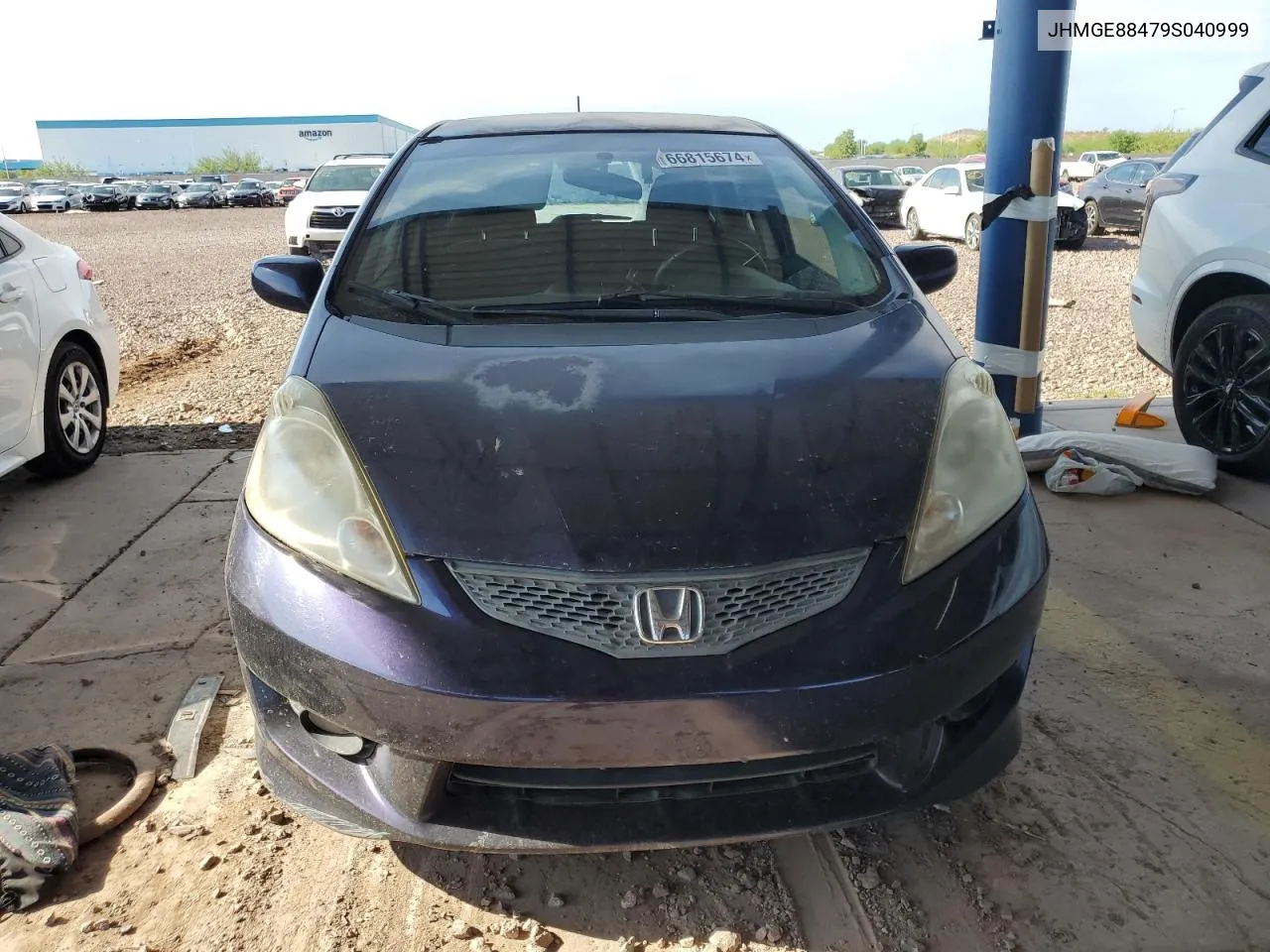 2009 Honda Fit Sport VIN: JHMGE88479S040999 Lot: 66815674