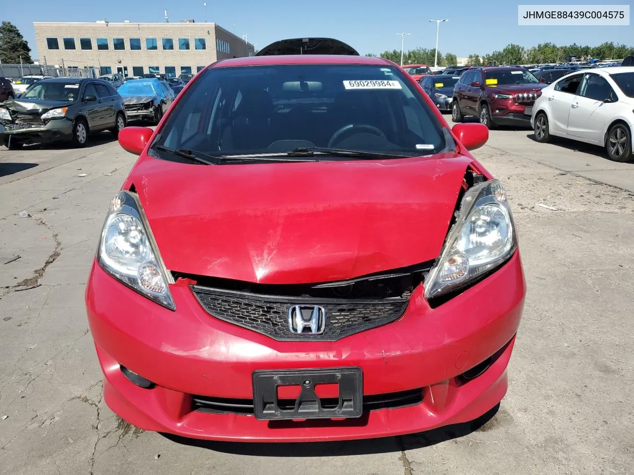 2009 Honda Fit Sport VIN: JHMGE88439C004575 Lot: 69029984