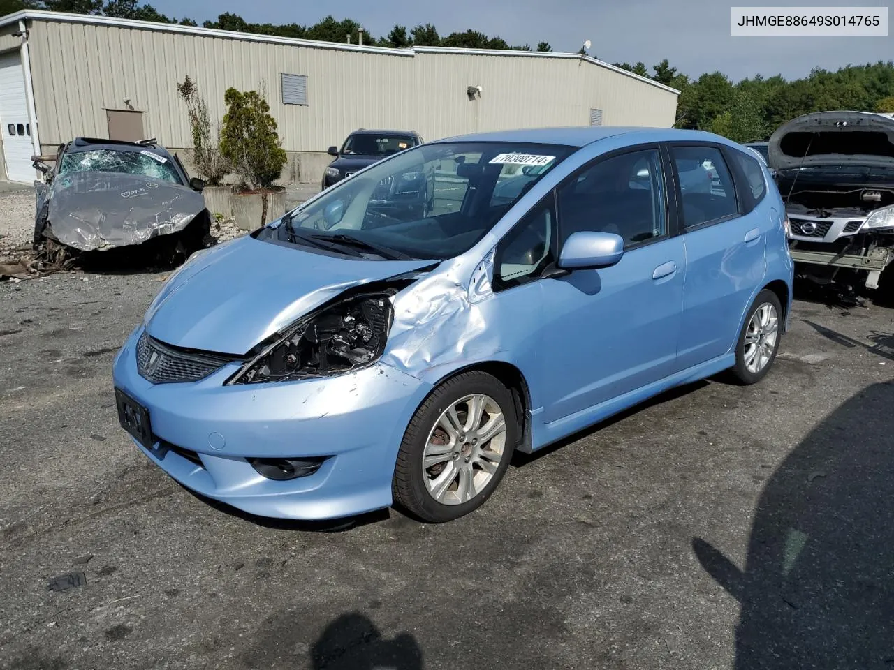 2009 Honda Fit Sport VIN: JHMGE88649S014765 Lot: 70300714