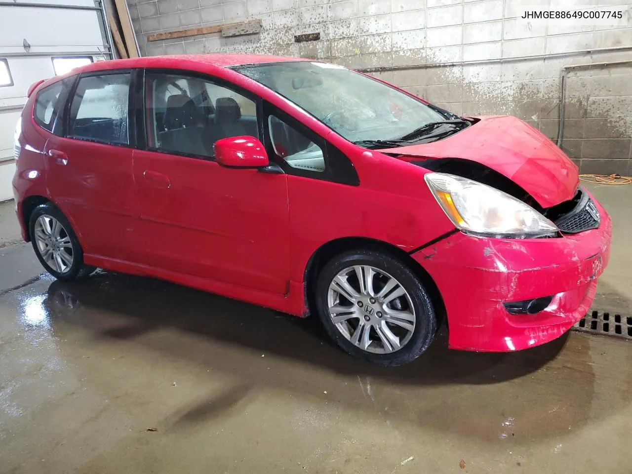 2009 Honda Fit Sport VIN: JHMGE88649C007745 Lot: 71076474