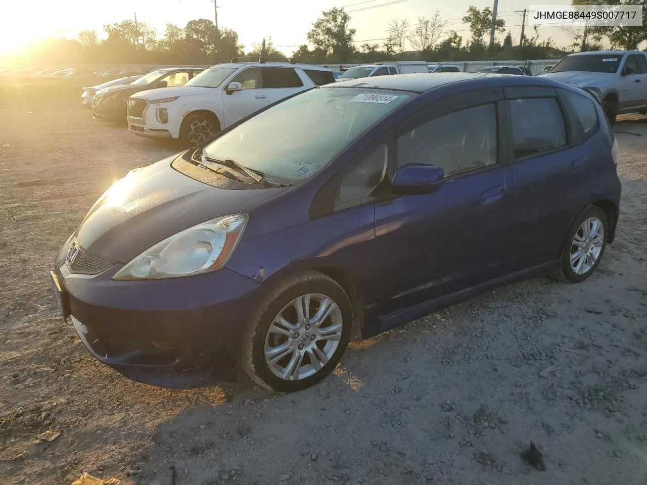 JHMGE88449S007717 2009 Honda Fit Sport