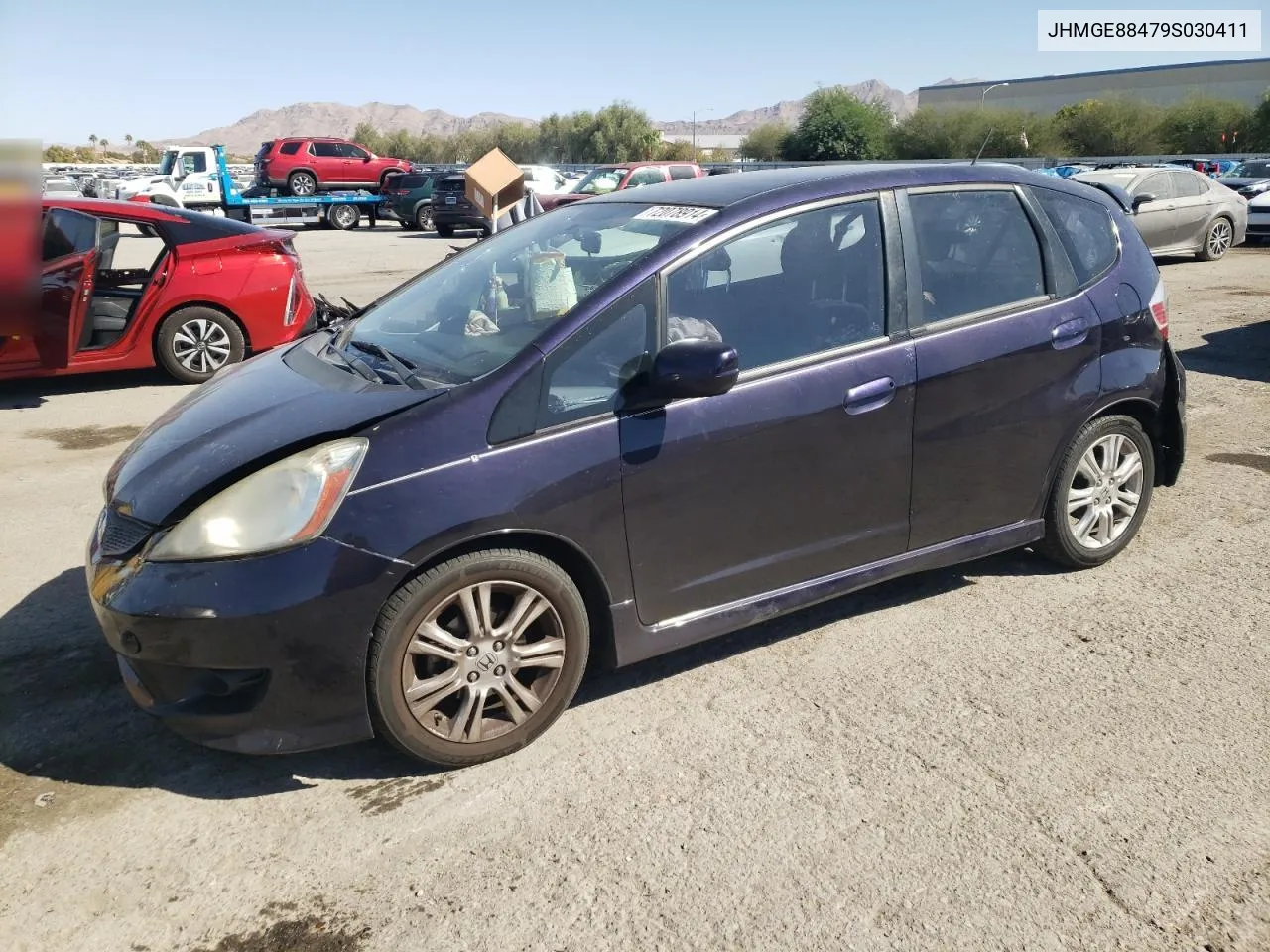 2009 Honda Fit Sport VIN: JHMGE88479S030411 Lot: 72078914