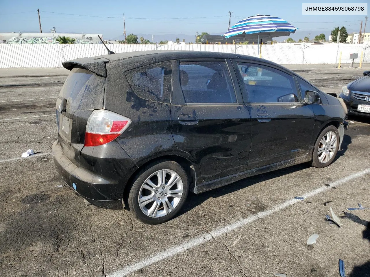 2009 Honda Fit Sport VIN: JHMGE88459S068798 Lot: 72863094