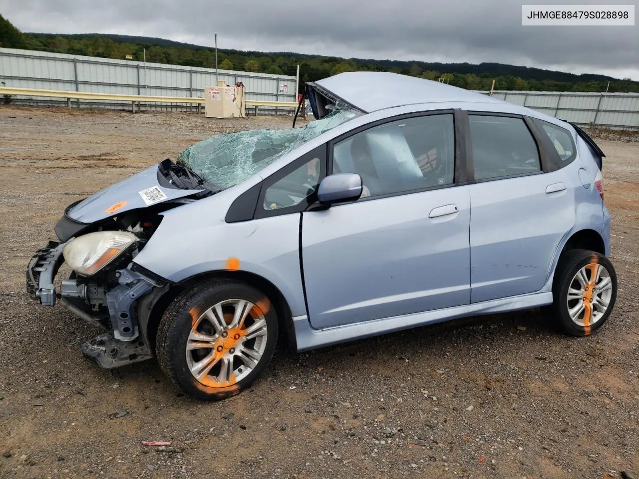 2009 Honda Fit Sport VIN: JHMGE88479S028898 Lot: 73670464