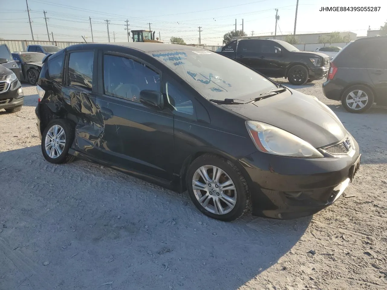 2009 Honda Fit Sport VIN: JHMGE88439S055287 Lot: 74009644