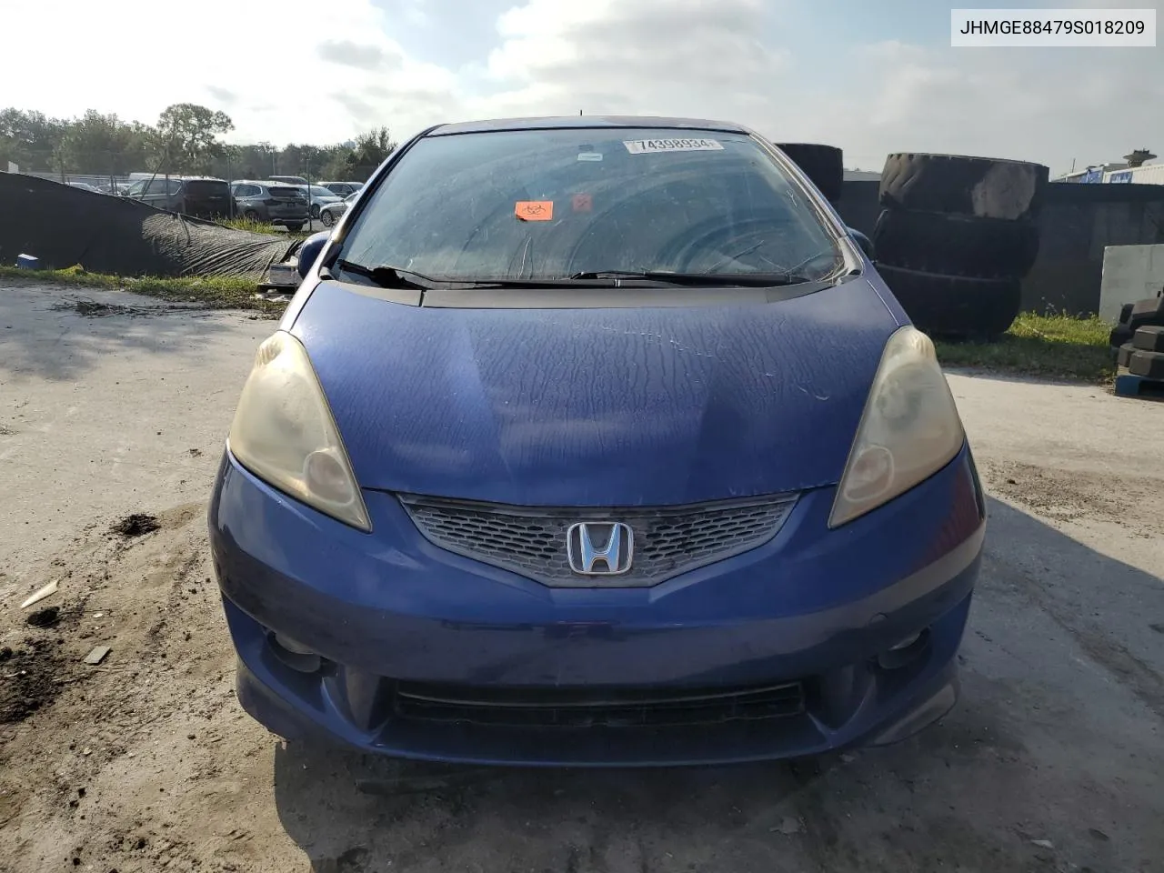 2009 Honda Fit Sport VIN: JHMGE88479S018209 Lot: 74398934