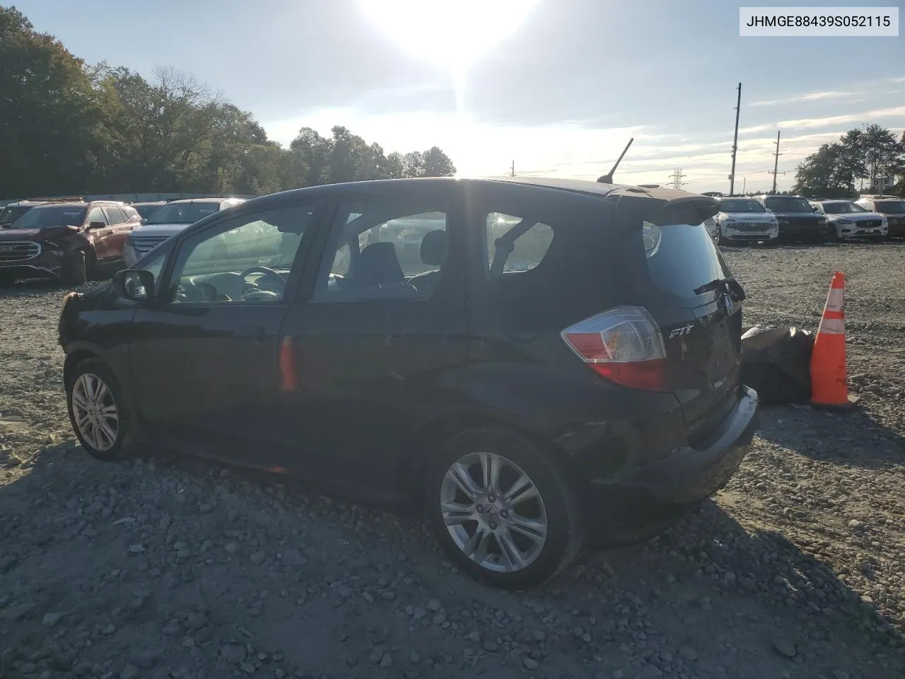 2009 Honda Fit Sport VIN: JHMGE88439S052115 Lot: 74764514