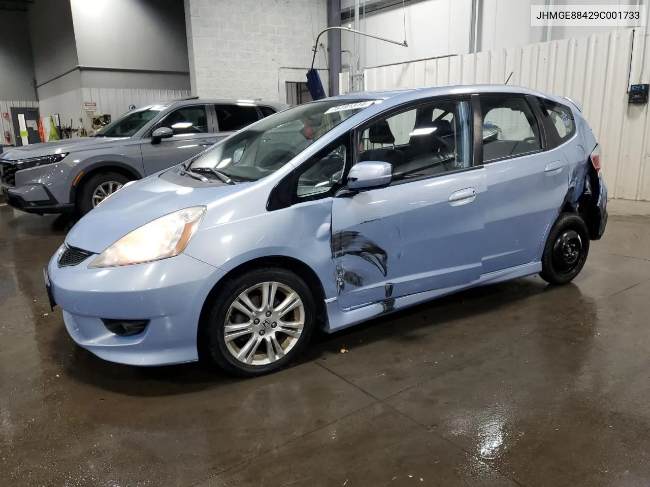 2009 Honda Fit Sport VIN: JHMGE88429C001733 Lot: 75191314