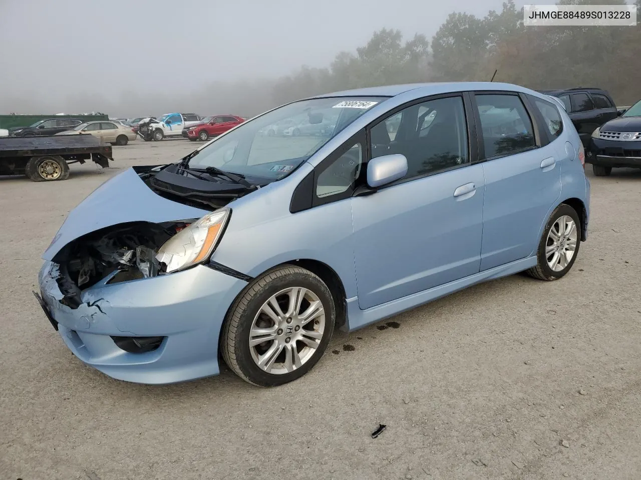 JHMGE88489S013228 2009 Honda Fit Sport