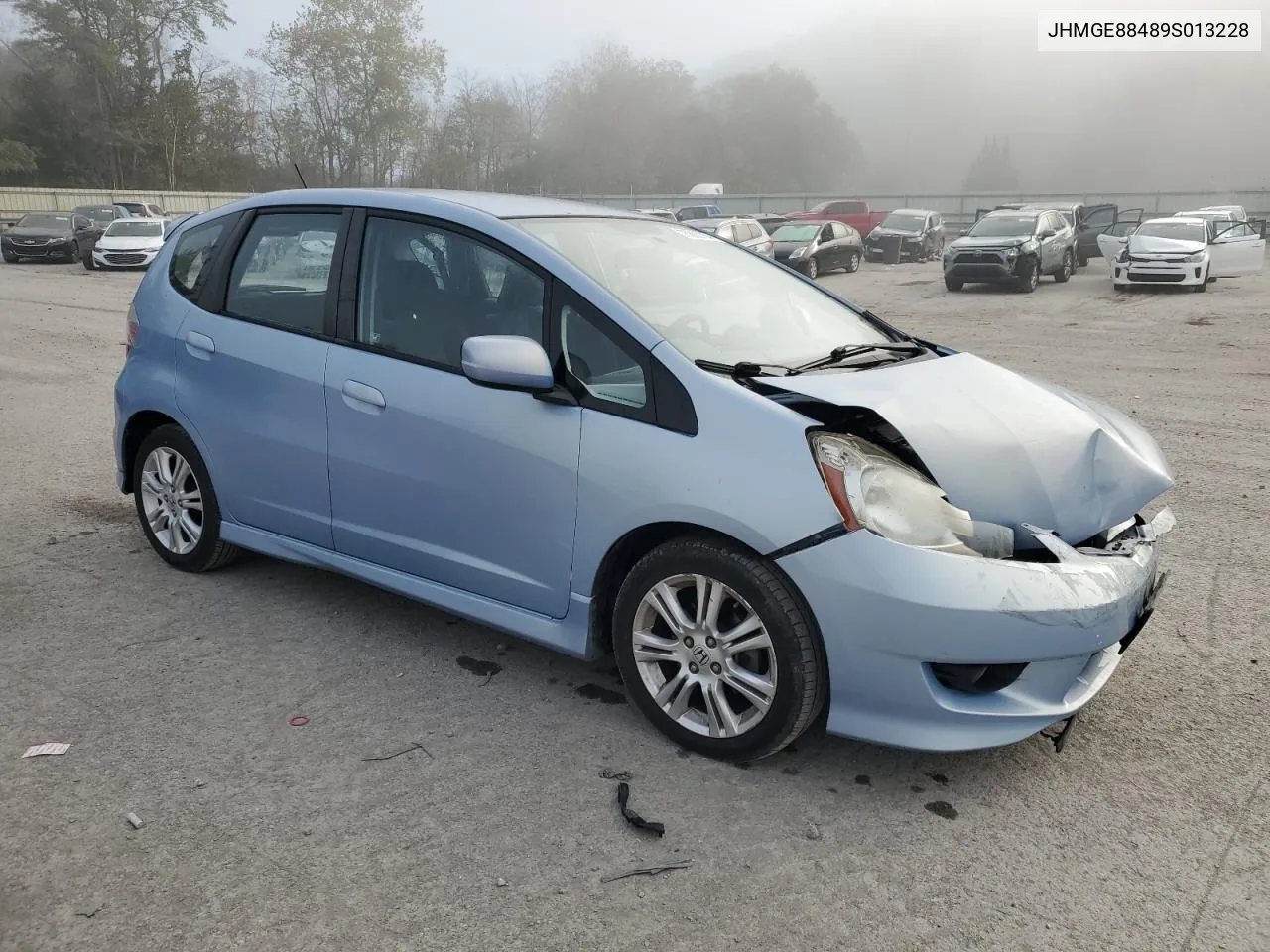 JHMGE88489S013228 2009 Honda Fit Sport