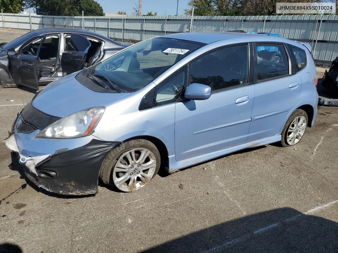 2009 Honda Fit Sport VIN: JHMGE884X9S010024 Lot: 75811754