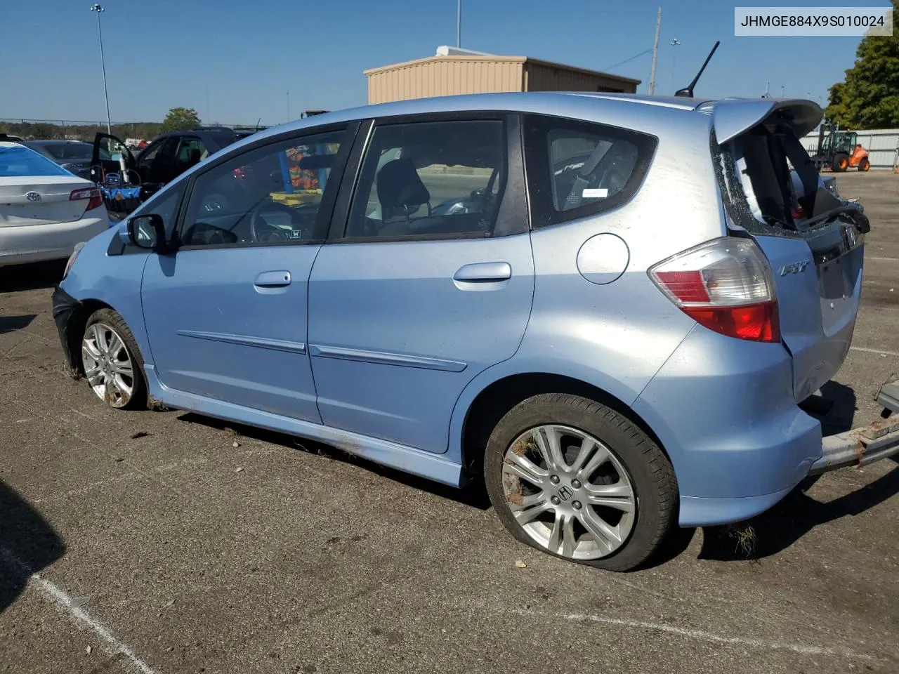 2009 Honda Fit Sport VIN: JHMGE884X9S010024 Lot: 75811754