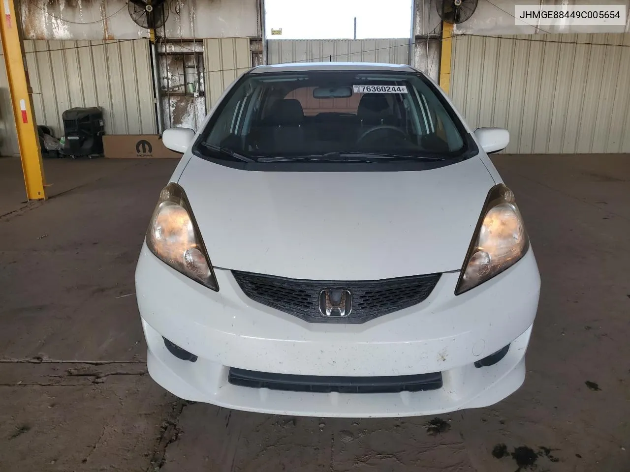 2009 Honda Fit Sport VIN: JHMGE88449C005654 Lot: 76360244