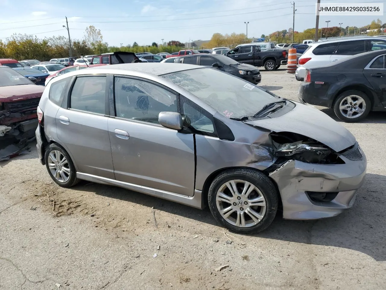 2009 Honda Fit Sport VIN: JHMGE88429S035256 Lot: 76637104