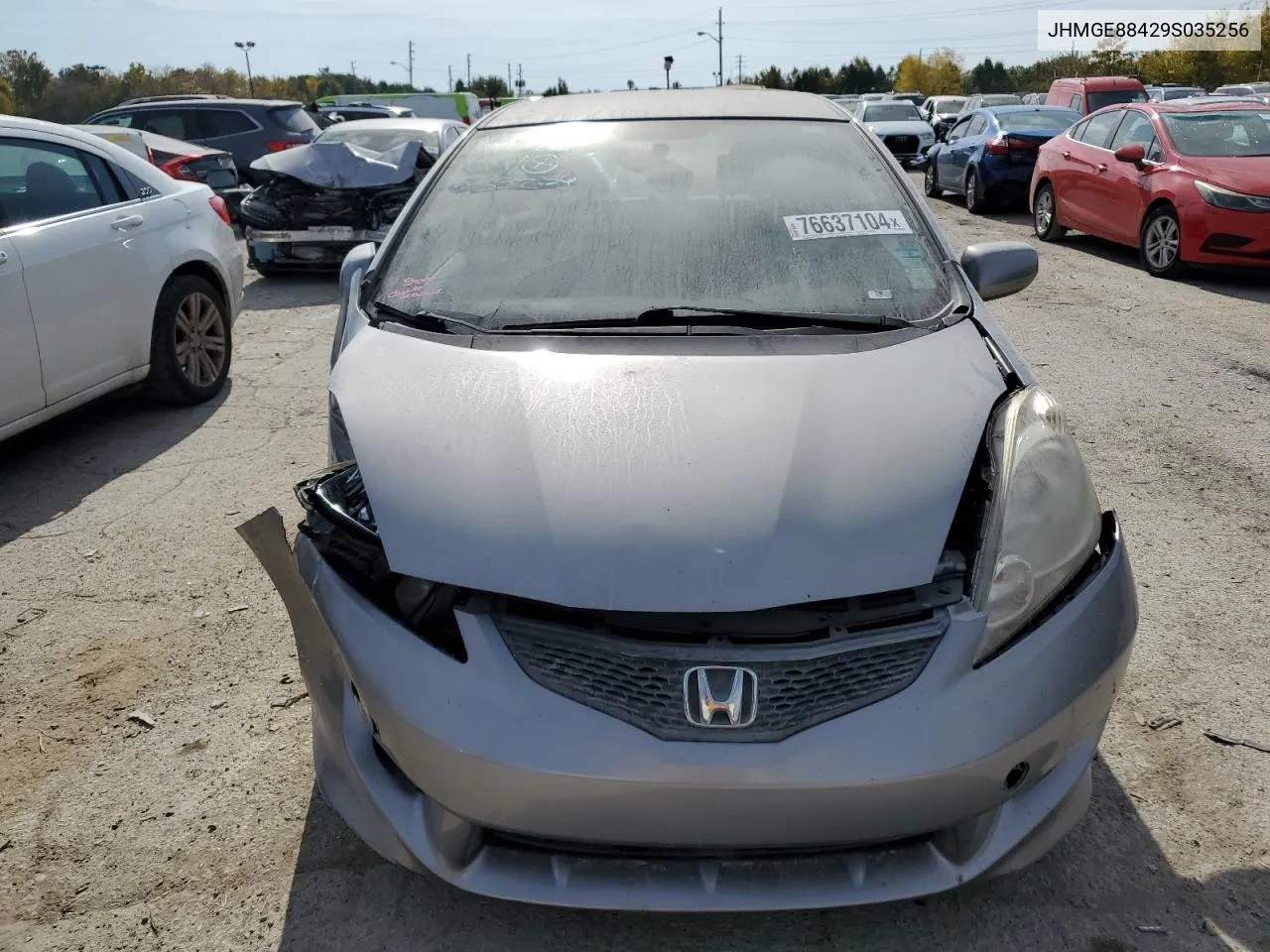 2009 Honda Fit Sport VIN: JHMGE88429S035256 Lot: 76637104