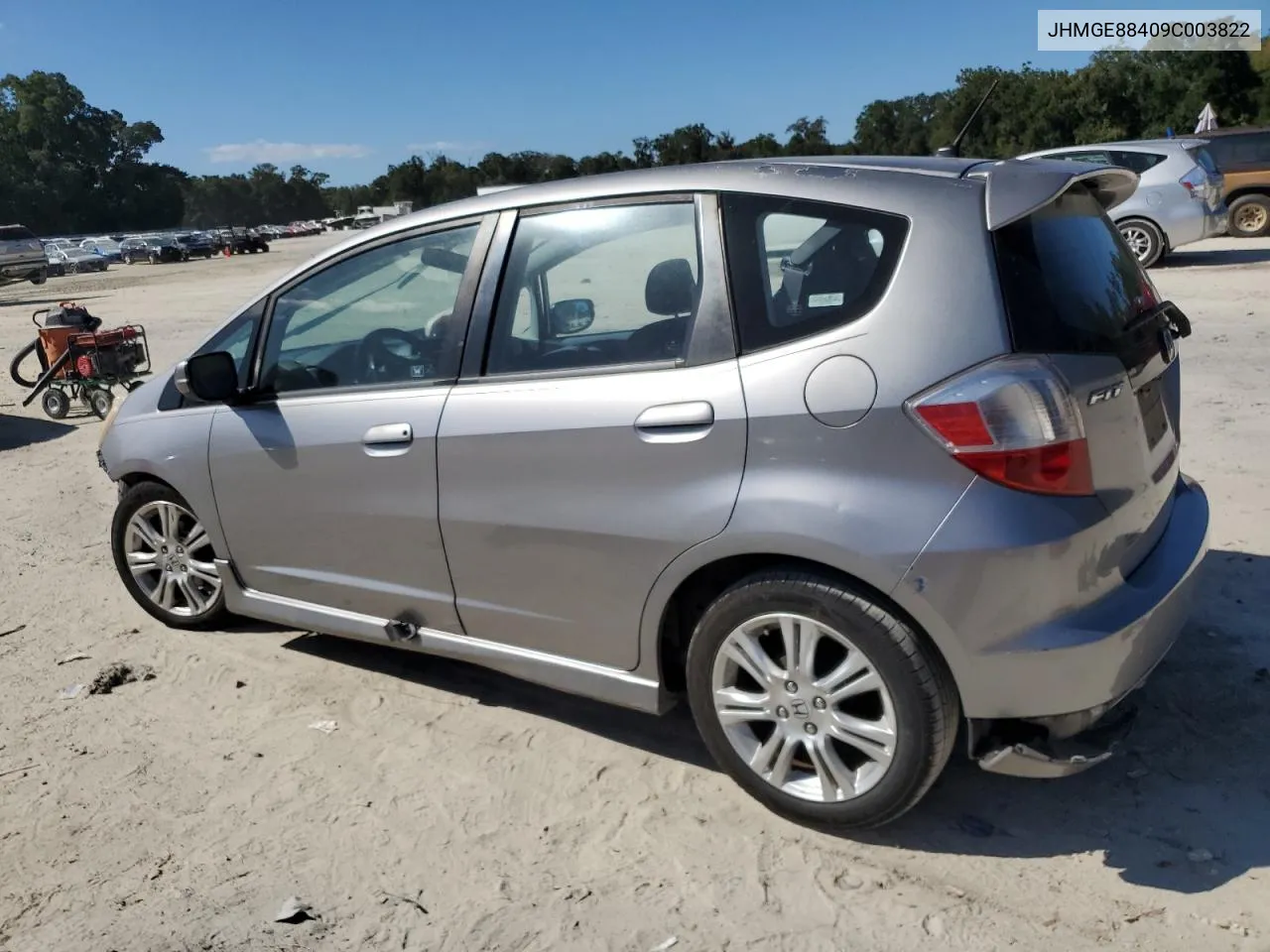 2009 Honda Fit Sport VIN: JHMGE88409C003822 Lot: 76814044