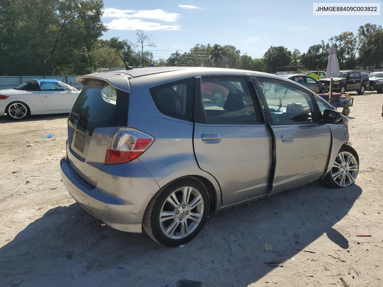 2009 Honda Fit Sport VIN: JHMGE88409C003822 Lot: 76814044