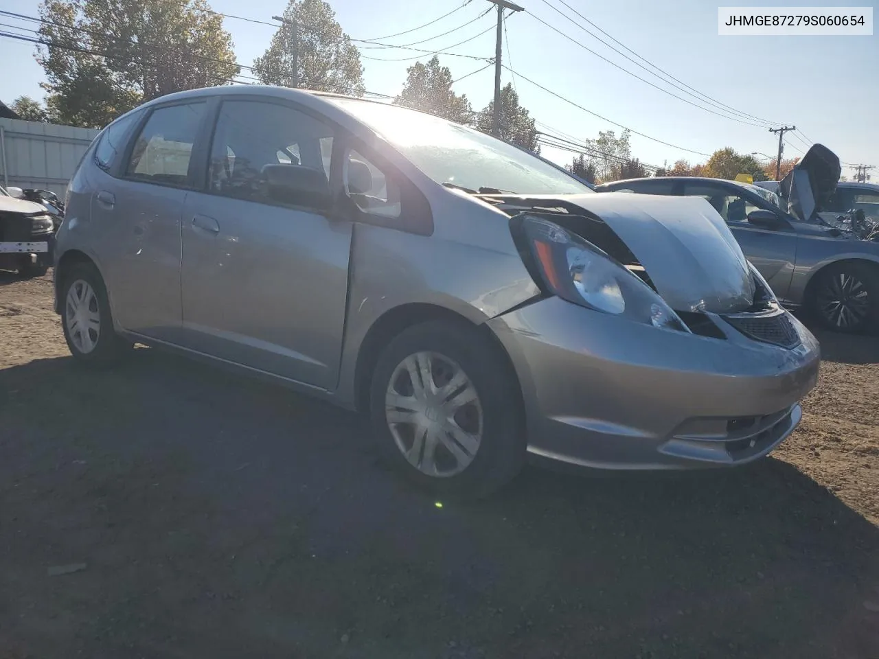 2009 Honda Fit VIN: JHMGE87279S060654 Lot: 76901724