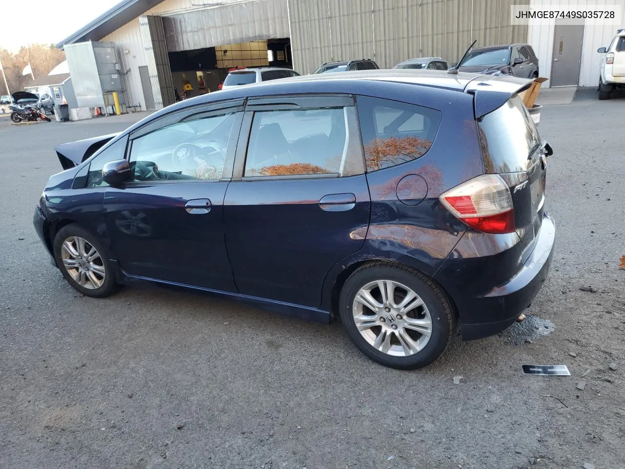 2009 Honda Fit Sport VIN: JHMGE87449S035728 Lot: 78363464