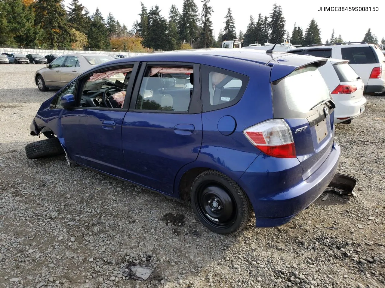 2009 Honda Fit Sport VIN: JHMGE88459S008150 Lot: 78599194